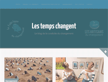 Tablet Screenshot of les-temps-changent.com